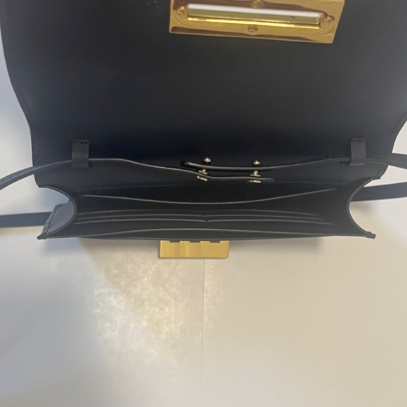 Zac Posen blue with flowers like new handbag - Picture 5 of 6